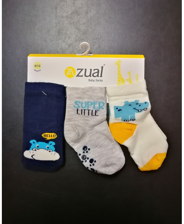 Zual бебешки чорапи 3 чифта 6/12 мес. 10142